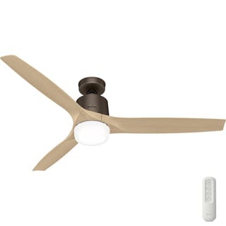 Neuron with LED Light 60 Inch Ceiling Fans Hunter Metallic Chocolate - Brushed Alder 
