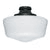 Original Damp-Rated Traditional Globe Light Kit, Black - 99165 Ceiling Fan Accessories Hunter Black 