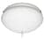 Outdoor Globe Light Kit, White - 28388 Ceiling Fan Accessories Hunter White 