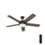 Romulus with LED Light 54 Inch-Smart Ceiling Fans Hunter Noble Bronze - American Walnut 