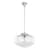 Saddle Creek Clear Seeded Glass 1 Light 16 Inch Pendant Lighting Hunter Brushed Nickel - Clear Seeded 