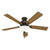 Swanson with LED Bowl 52 in Ceiling Fans Hunter New Bronze - American Walnut 