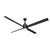 Trak Outdoor with light 96 inches 110V Ceiling Fans Hunter Black - Black 