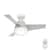 Valda with LED Light 36 inch Ceiling Fans Hunter Dove Grey - Dove Grey 