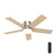 Vicinity Low Profile with LED Light 52 inch Ceiling Fans Hunter Brushed Nickel - Light Gray Oak 
