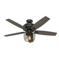 Bennett ceiling fan in matte black finish