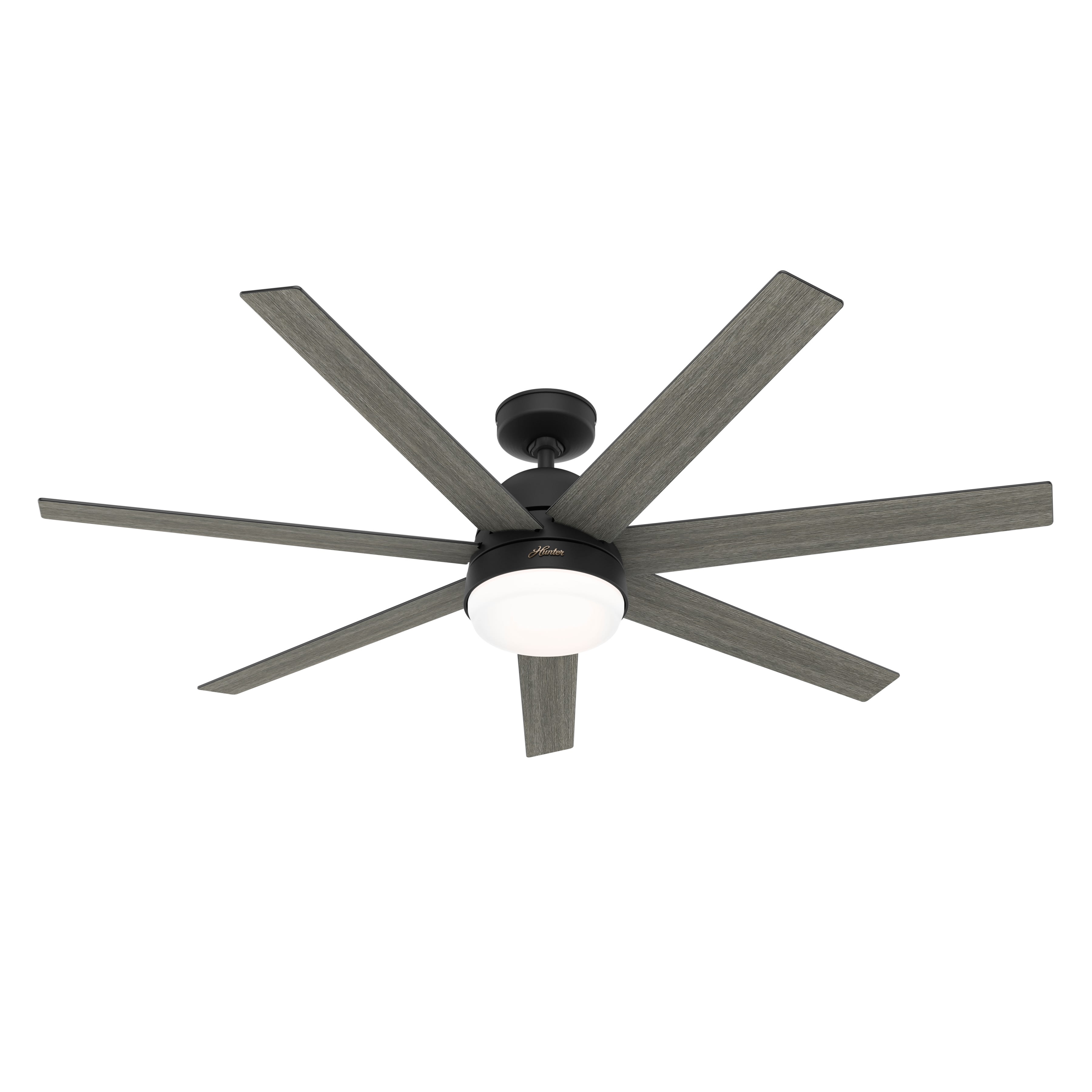 SIMPLEconnect Phenomenon ceiling fan in matte black finish