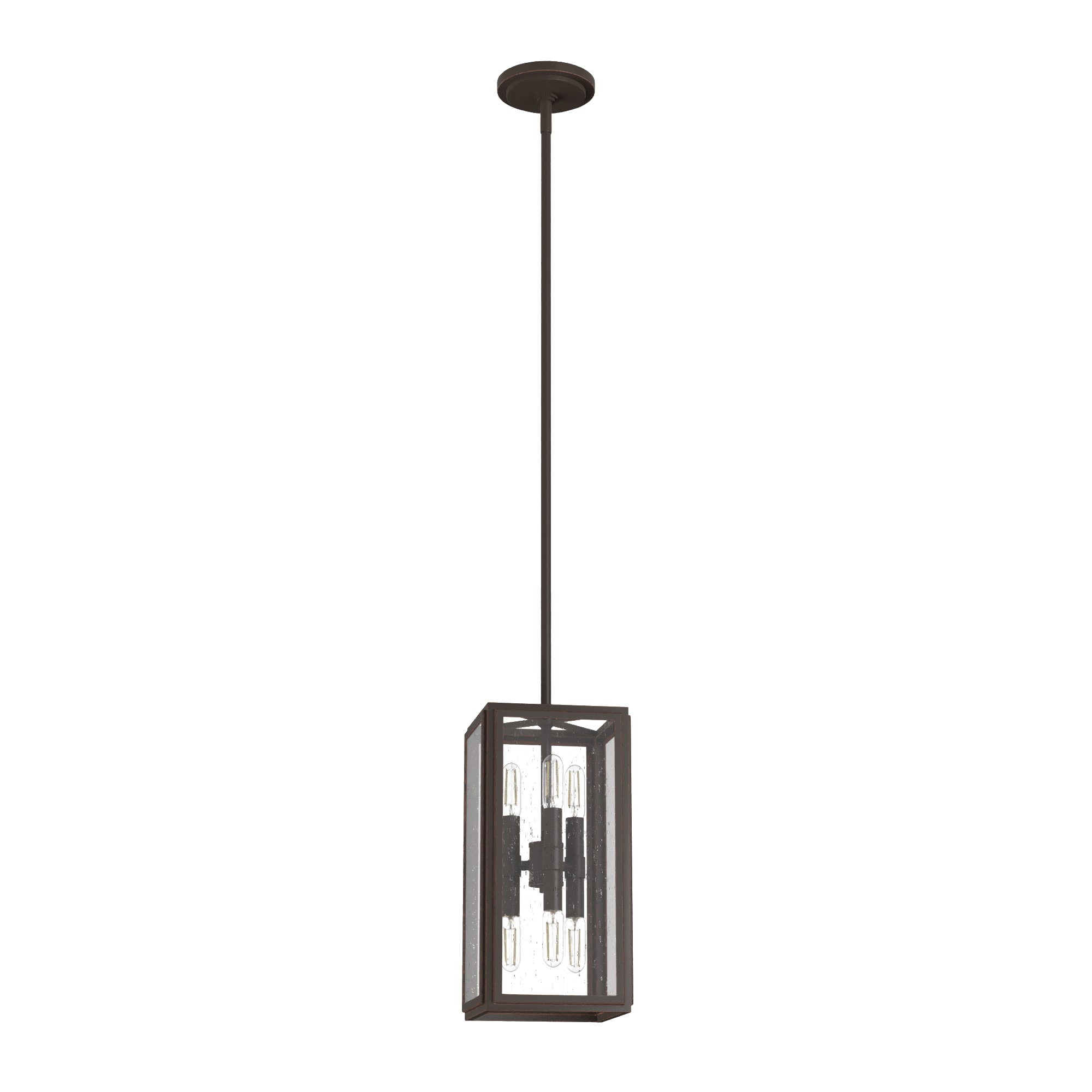 Felippe 6 Light Pendant in onyx bengal finish.